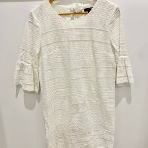 Jcrew White dress size 00 NWT